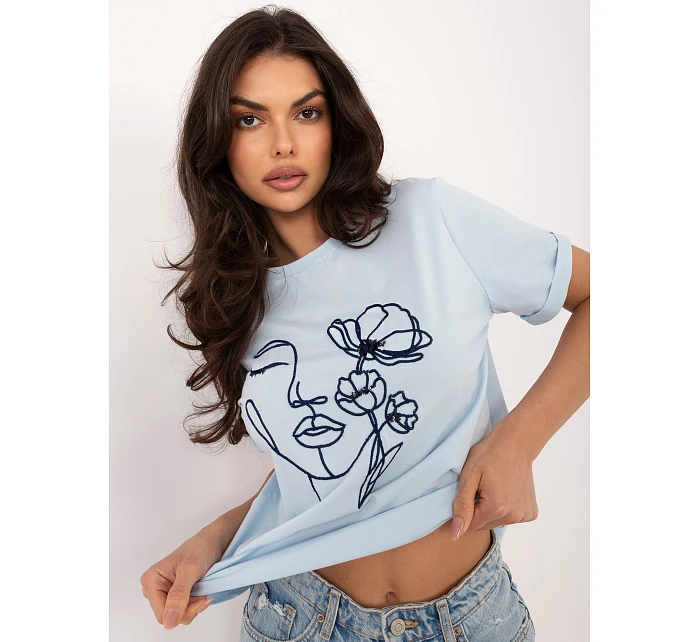 T shirt IR TS model 22097813 jasny niebieski - FPrice