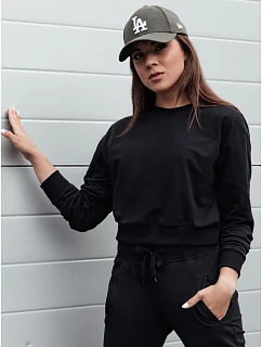 Dámska klasická mikina CASUALVIBE black FashionStreet BY1298