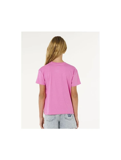 Koszulka  Surf Puff Relaxed Girl różowa model 22245861 - Rip Curl