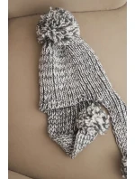 Dámska čiapka s ušami Emma K343 graphite