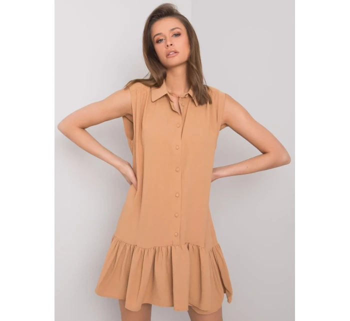 Šaty 341 SK 5183.09 ťava