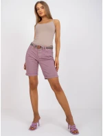 Šortky D63990Z62190Z tmavo ružové