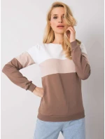 Blúzka RV BL 5787.15X bielo-hnedá Blúzka RV BL 5787.15X bielo-hnedá