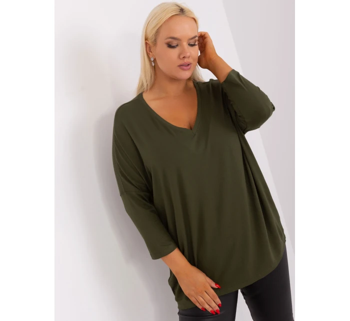 Bluzka RV BZ model 18691595 khaki - FPrice Bluzka RV BZ model 18691595 khaki - FPrice