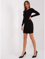 Šaty RV SK model 16215934 černá - FPrice Šaty RV SK model 16215934 černá - FPrice