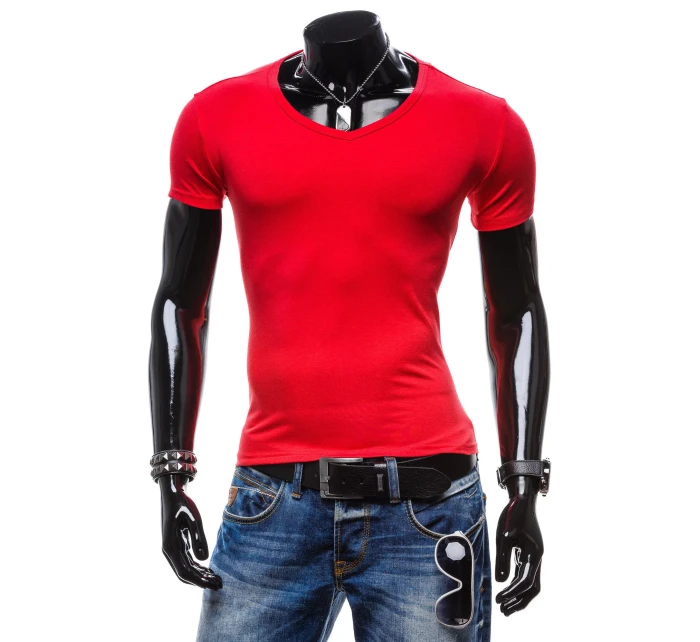 Pánské triko červená model 21085957 - Denley