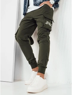 Pánske bojové nohavice zelené FashionStreet UX4162