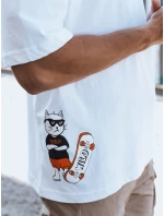 Pánské tričko s potiskem bílé Dstreet model 21975493 - FashionStreet