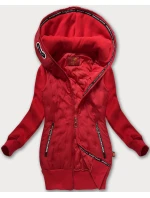 Červená dámská s kapucí model 21240198 - LHD
