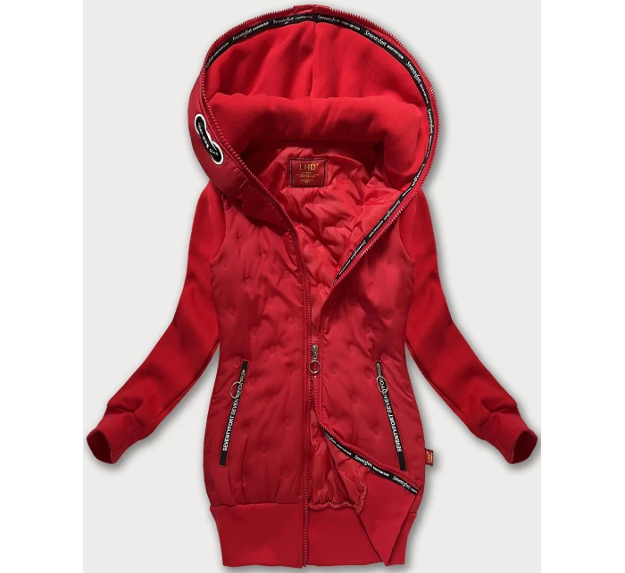 Červená dámská s kapucí model 21240198 - LHD