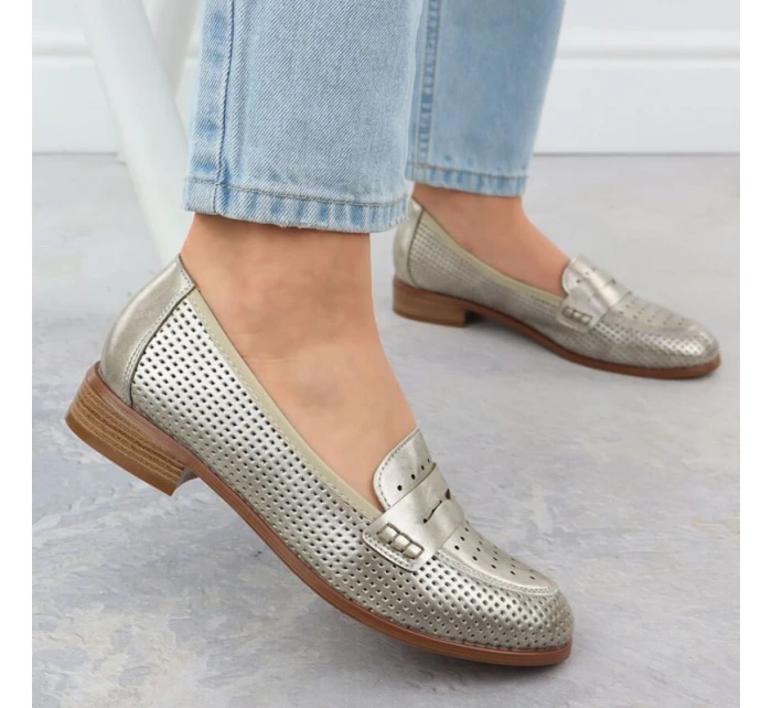 Dámske metalické zlaté Potocki 12581 Dámske metalické zlaté Potocki 12581