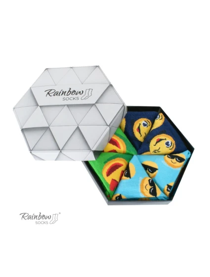 Duhové Ponožky 3 model 21606858 - ZOOKSY/RAINBOW SOCKS Duhové Ponožky 3 model 21606858 - ZOOKSY/RAINBOW SOCKS