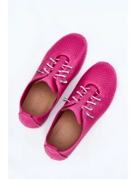 Dámské Kožené Polobotky Z Přírodní Kůže model 21691726 Růžové - Artiker