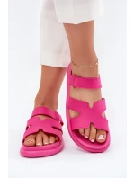 Dámské Gumové Pantofle S Páskem Fuchsie model 21702989 - Boto Dámské Gumové Pantofle S Páskem Fuchsie model 21702989 - Boto