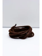 Corbby Brązowe Woskowane Grube Sznurowadła