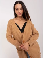 Sweter AT SW model 18909364 camelowy - FPrice