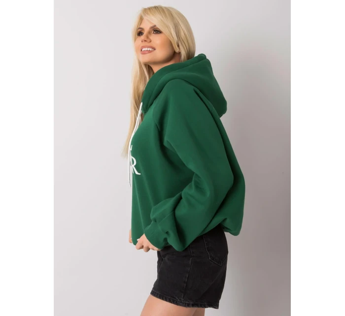 Mikina EM BL 651/3.39X tmavo zelená