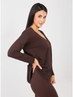 Blúzka RV BZ A1092.47 tmavohnedá