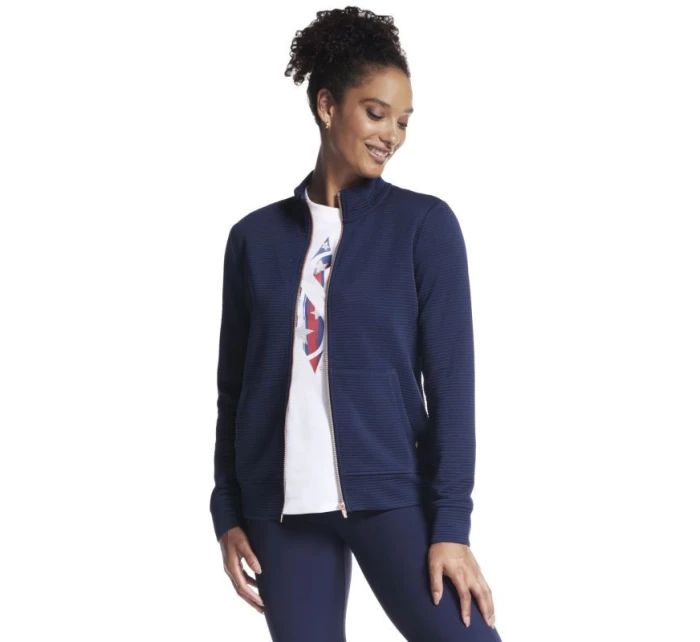 Dámska mikina W3JA261-NVY tmavomodrá - Skechers Dámska mikina W3JA261-NVY tmavomodrá - Skechers