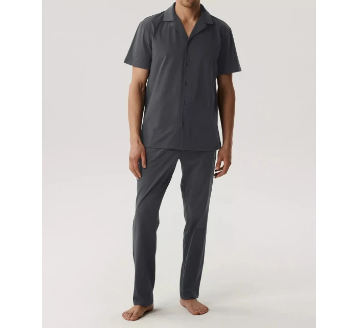 model 20905101 pyžamo kr/r S2XL pánské pyžamo na zip - Atlantic model 20905101 pyžamo kr/r S2XL pánské pyžamo na zip - Atlantic