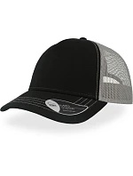 Rapper Canvas 5 panelová síťovaná kšiltovka black/grey model 22478745 - Atlantis Headwear Rapper Canvas 5 panelová síťovaná kšiltovka black/grey model 22478745 - Atlantis Headwear