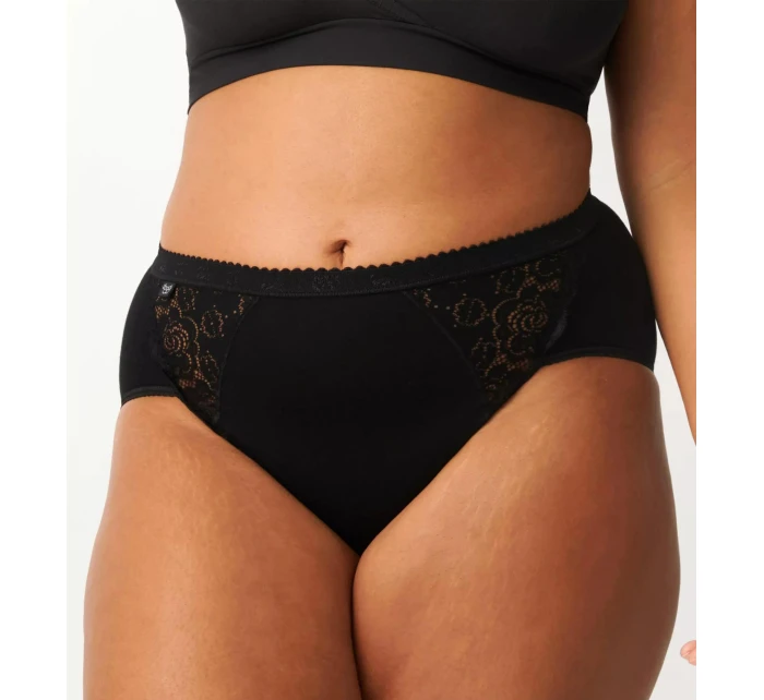 sloggi Chic Midi 4P - BLACK - SLOGGI BLACK - SLOGGI