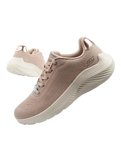 Skechers dámske športové topánky Bobs Squad Waves beige ľahké módne dámske