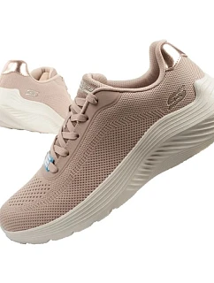 Skechers dámske športové topánky Bobs Squad Waves beige ľahké módne dámske