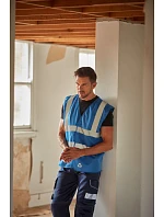 HVW 120 HiVis síťovaná bezpečnostní vesta model 22502237 lime - Yoko