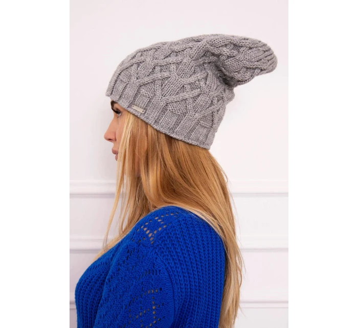 Fleecová čiapka Sonia K201 sivá