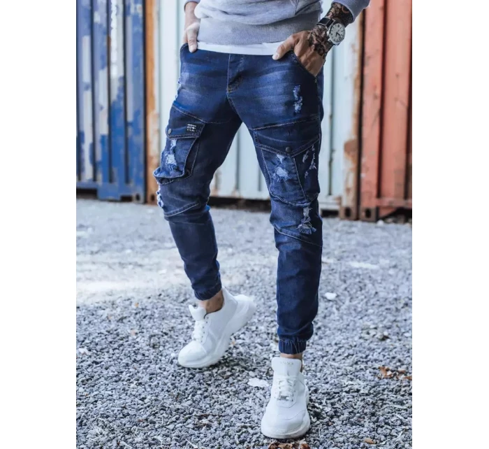 Pánské modré kalhoty Dstreet model 21963279 - FashionStreet