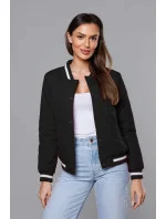 Čierna dámska bunda typu bomber (16M9070-392)