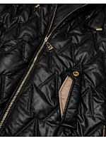 Dámska ľahká vesta so zlatým zipsom Goodlookin black (B8586/B8587-1) Dámska ľahká vesta so zlatým zipsom Goodlookin black (B8586/B8587-1)