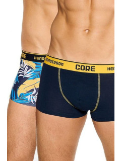 2 pack boxerky Neon Core modro-žlté