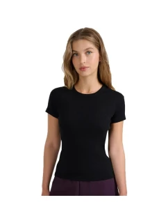 Dámské tričko tmavě černé WAW25TTSH 20S model 21815821 - 4F