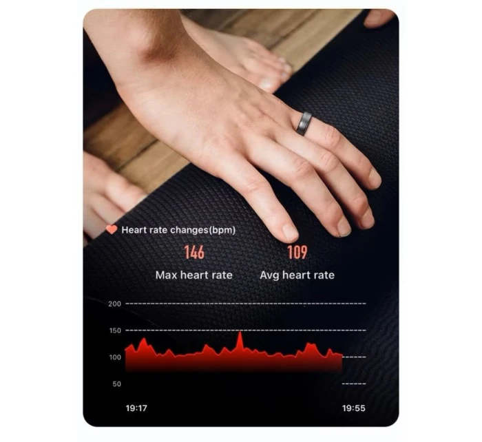 Inteligentný prsteň RUBICON R6 Gold/Silver SIZE-11(US) SMARUB327