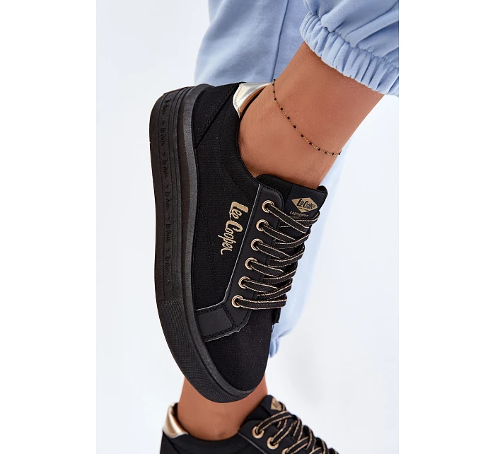 Dámské tenisky na platformě Lee Cooper LCW-26-44-4476 Černé