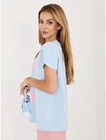 Bluzka RV BZ model 22102511 jasny niebieski - FPrice