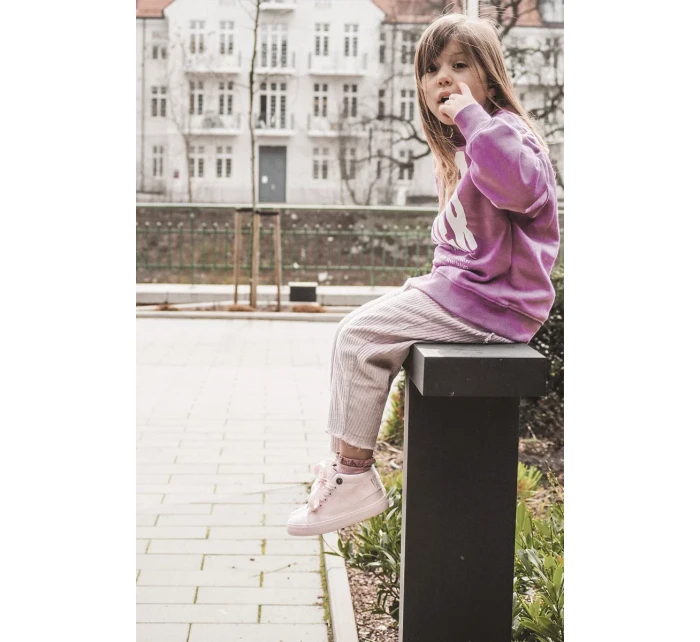 Dětské klasické vysoké tenisky Big Star LL374003 růžové Dětské klasické vysoké tenisky Big Star LL374003 růžové