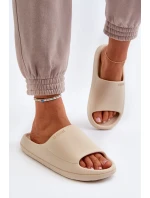 Ľahké dámske papuče Big Star Beige