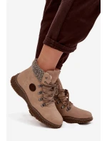 Zenaya dámske zateplené trappery - béžové Zenaya dámske zateplené trappery - béžové