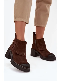 Topánky na podpätku model 220893 Krok vo veľkom štýle