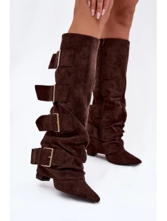 Topánky na podpätku model 221908 Krok vo veľkom štýle