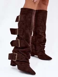 Topánky na podpätku model 221908 Krok vo veľkom štýle