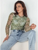 Dámská halenka zelená model 21972920 - Dstreet Dámská halenka zelená model 21972920 - Dstreet