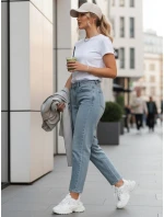 Dámské džíny mom fit s vysokým pasem modré Dstreet model 21996028 - FashionStreet Dámské džíny mom fit s vysokým pasem modré Dstreet model 21996028 - FashionStreet
