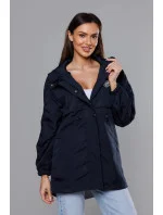 Tmavě modrá tenká dámská bunda s podšívkou model 18019142 - S'WEST