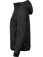 Tee Jays TJ 9113 Dámska hybridná strečová bunda s kapucňou 18.9113 čierna/čierna Tee Jays TJ 9113 Dámska hybridná strečová bunda s kapucňou 18.9113 čierna/čierna