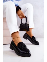 Elegantní Lakované Mokasíny Černé model 21578388 - S.Barski