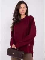 Bluza RV BL model 21807940 bordowy - FPrice Bluza RV BL model 21807940 bordowy - FPrice